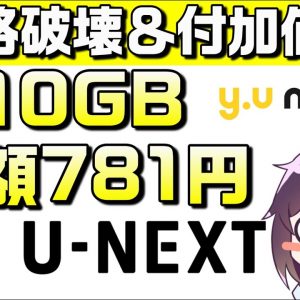 【ahamoと同額】y.u mobile（ワイユーモバイル）シングルU-NEXTプラン解説