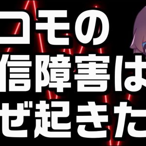 【重大事故】NTTドコモ通信障害とデュアルSIM（DSDS/DSDV）