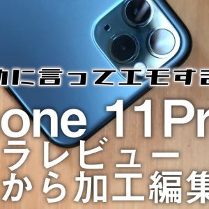 超広角iPhone11Proカメラレビュー【撮影から加工編集まで】何ができるのか