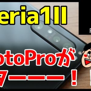 Xperia 1 IIにアプデがキタァァァ！Photography Proが使えるぞ！リアルタイム瞳AF＆高速連写がスゲェ！【Xperia1II】