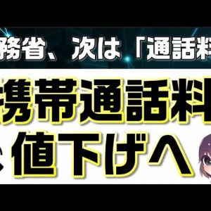 携帯通話料金にも総務省のメスが入る！通話料値下げへ