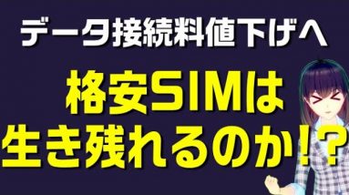 MVNOのデータ接続料値下げ検討状況を解説