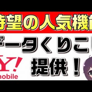 ワイモバイルがついにくりこし機能に対応！