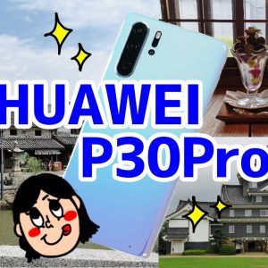 HUAWEI P30 Proだけ持って旅行に行ってみた！実際どんな写真や動画が撮れるのかまとめたよ！【カメラ】