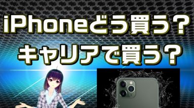 【iPhone11の買い方考察】docomo/au/softbank/appleどこで買うのがいいの！？【説明欄補足あり】