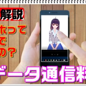 【スマホ料金プランの仕組み】なんで通信速度が遅くなるの！？【データ通信料金編】