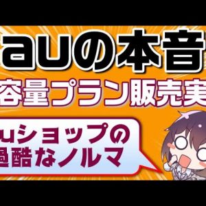 auの本音…大容量プラン以外を売るとマイナス評価も⁉ショップ評価の仕組み