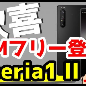 【歓喜】Xperia 1 II国内版SIMフリー発売キタァァァ！キャリア版との違い＆買うメリット・デメリットを徹底解説！