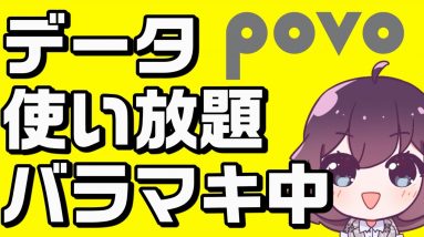 24時間使い放題トッピング無料とギガ活をやってみた感想（povo）