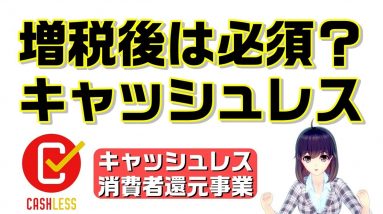 2019年10月～増税後はキャッシュレスでお得にお買い物をしよう！ポイント還元事業を解説