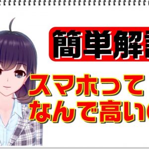 【スマホ料金プランの仕組み】スマホってなんで高いの？