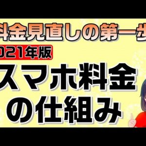 【携帯料金見直し】2021年版スマホ料金の仕組み