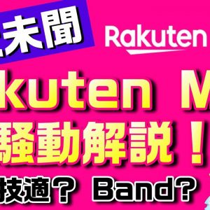 楽天モバイル迷走？Rakuten Mini（楽天ミニ）騒動を解説！周波数って大事なんだよ