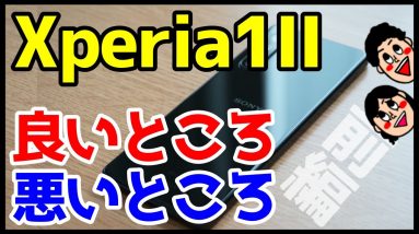 Xperia 1 IIを使って感じたメリット・デメリット（良いところ・悪いところ）【前編】【使用感レビュー】