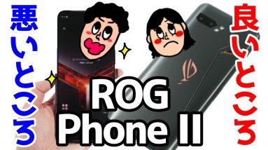 ROG Phone 2を使って感じたメリット・デメリット（良い点・悪い点）【使用感レビュー】【ROGPhone2 the good and the bad】