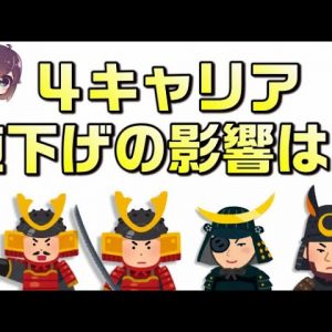 値下げ後の各キャリア決算ハイライト【妄想キャリア寸劇】