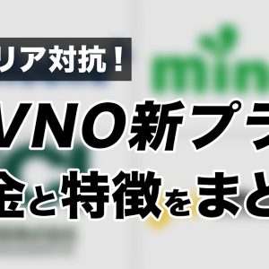 キャリア対抗！MVNO格安SIMの新プランまとめ！実際お得なの？どんなプランなの？