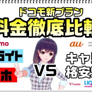 【ドコモ新料金プラン】au,ソフトバンク,格安SIMの料金徹底比較【乗換検討中の方必見】