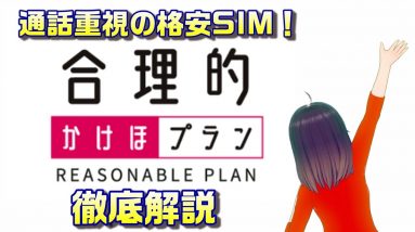 通話重視の格安SIM！日本通信の合理的かけほプラン徹底解説。