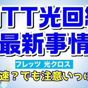 【説明欄補足あり】NTTの10ギガ光回線サービス「フレッツ光クロス」提供開始へ！徹底解説します