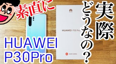 新型HUAWEI P30 Proは実際どうなの！？実機を使用して素直に感じこと【使用感レビュー】