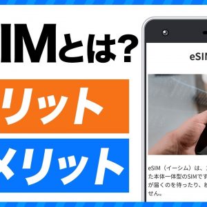 iPhoneで2回線使えるeSIMを解説！対応機種・デメリットまとめ