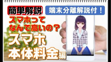 【スマホ料金プランの仕組み】端末分離ってなに！？【スマホ本体料金編】