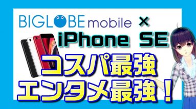 BIGLOBEモバイル×iPhone SE（第二世代）を解説