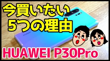 HUAWEI P30 Proを今こそ買いたい5つの理由！今なら4,8万円で手に入る最強コスパカメラスマホ！【P30Pro長期レビュー】