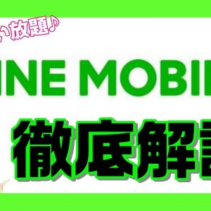 データフリー（カウントフリー）が充実！LINEモバイルの料金・サービス徹底解説！