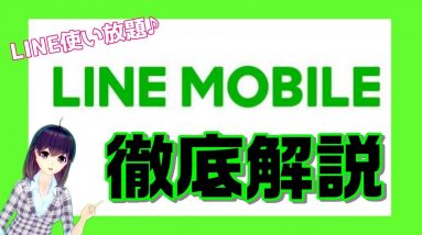 データフリー（カウントフリー）が充実！LINEモバイルの料金・サービス徹底解説！