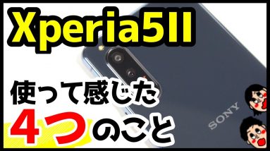 【比較】Xperia 5 II使用感レビュー！使って感じた4つのこと！Xperia 1 IIとカメラ・動画・スピーカー対決！