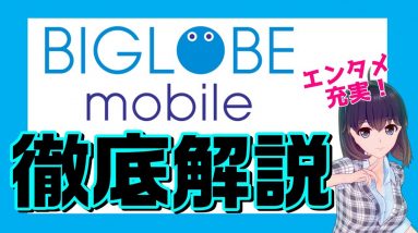 カウントフリーでエンタメ充実！BIGLOBEモバイルの料金・サービス徹底解説！