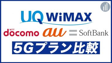 WiMAXの5Gプラン通信キャリアを比較！どっちがいいの？