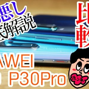 HUAWEI P30 / HUAWEI P30 Proのカメラレビュー＆比較！どんな写真が撮れるの？分かりやすく徹底解説！