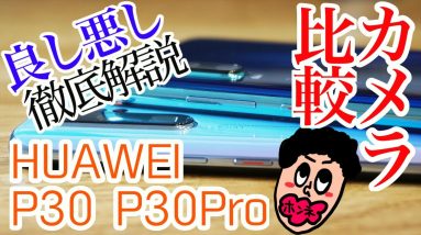 HUAWEI P30 / HUAWEI P30 Proのカメラレビュー＆比較！どんな写真が撮れるの？分かりやすく徹底解説！