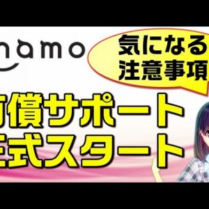 ahamo有償サポートが正式スタート！注意事項をしっかり確認しよう