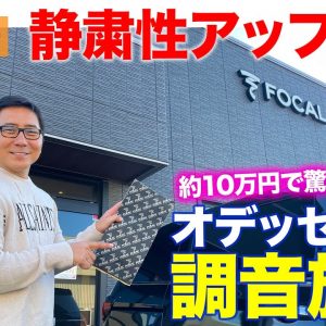 【Eカラ号】オデッセイをより静かに快適にしたい!! 「調音施工」に挑戦!! E-CarLife with 五味やすたか