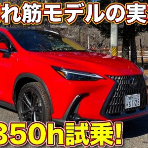 レクサス新型NX350h 、売れ筋モデルの実力はいかに？　ラブカーズTV 河口まなぶ が試乗レビュー！