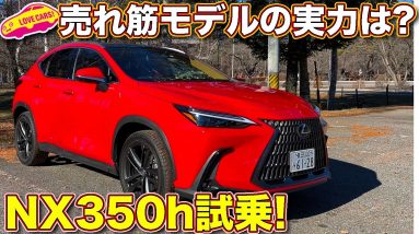 レクサス新型NX350h 、売れ筋モデルの実力はいかに？　ラブカーズTV 河口まなぶ が試乗レビュー！