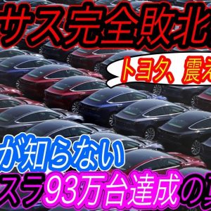 【トヨタホンダ日産の震えが止まらない、、】電気自動車ニュース【テスラが21年の販売台数で93万台達成＆レクサス越え完了・中国EVスタートアップ勢のEV販売台数が軒並み歴史上最高を更新中】