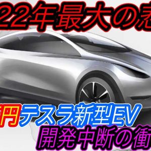 【EV購入検討者、完全終了のお知らせ、、】テスラが大衆EVよりも作りたいプロダクトとは！？　300万円以下で購入できるテスラ製新型コンパクトカー、「開発凍結」の衝撃