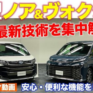 トヨタ 新型 ノア & ヴォクシー 【マニアック解説】最新の運転支援を搭載!! オートマチック駐車も可能で利便性がスゴイ!! NOAH & VOXY E-CarLife with 五味やすたか