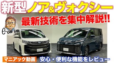 トヨタ 新型 ノア & ヴォクシー 【マニアック解説】最新の運転支援を搭載!! オートマチック駐車も可能で利便性がスゴイ!! NOAH & VOXY E-CarLife with 五味やすたか