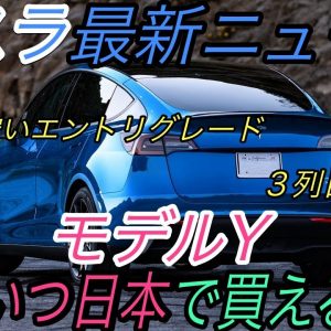 【最新情報】テスラ最新ニュース【モデルYのさらに安いエントリーグレード＆３列目シートついに登場！？・極寒の地ではテスラは充電できない？】