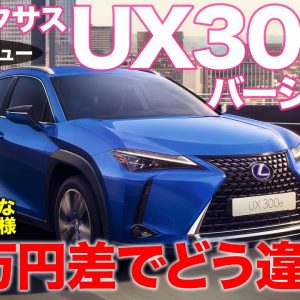 レクサス UX300e バージョンC 2021 【試乗&レビュー】価格差55万円ならどっちを選ぶ!? 乗り味の違いを徹底分析!! LEXUS UX300e E-CarLife with 五味やすたか