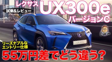 レクサス UX300e バージョンC 2021 【試乗&レビュー】価格差55万円ならどっちを選ぶ!? 乗り味の違いを徹底分析!! LEXUS UX300e E-CarLife with 五味やすたか