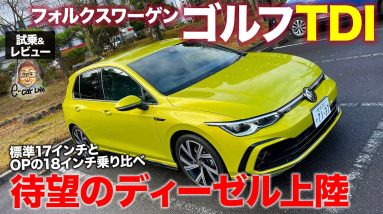 フォルクスワーゲン ゴルフ TDI 【試乗&レビュー】待望のディーゼルついに上陸!! 17インチと18インチをじっくり乗り比べ!! GOLF TDI E-CarLife with 五味やすたか