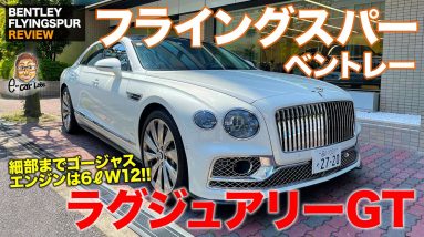 ベントレー フライングスパー 2021 【車両レビュー】 W12エンジン搭載のラグジュアリーGT!! 細部までこだわり満載!! BENTLEY FLYINGSPUR E-CarLife