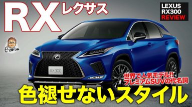 レクサス RX 【車両レビュー】もっとも走り志向のRX300 Fスポーツ!! スタイリッシュさナンバーワン!! LEXUS RX300 E-CarLife with 五味やすたか